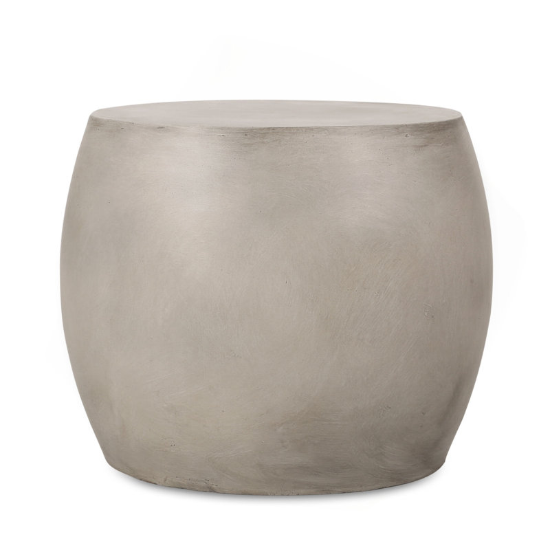 Outdoor Lightweight Concrete Side Table