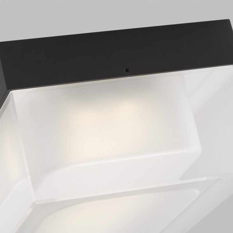 Milley 1 - Light LED Flush Mounted Sconce, Nightshade Black