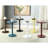 Red Wooden Side Table With Enchanting Base Pedestal For Home Round Living Space-778016072