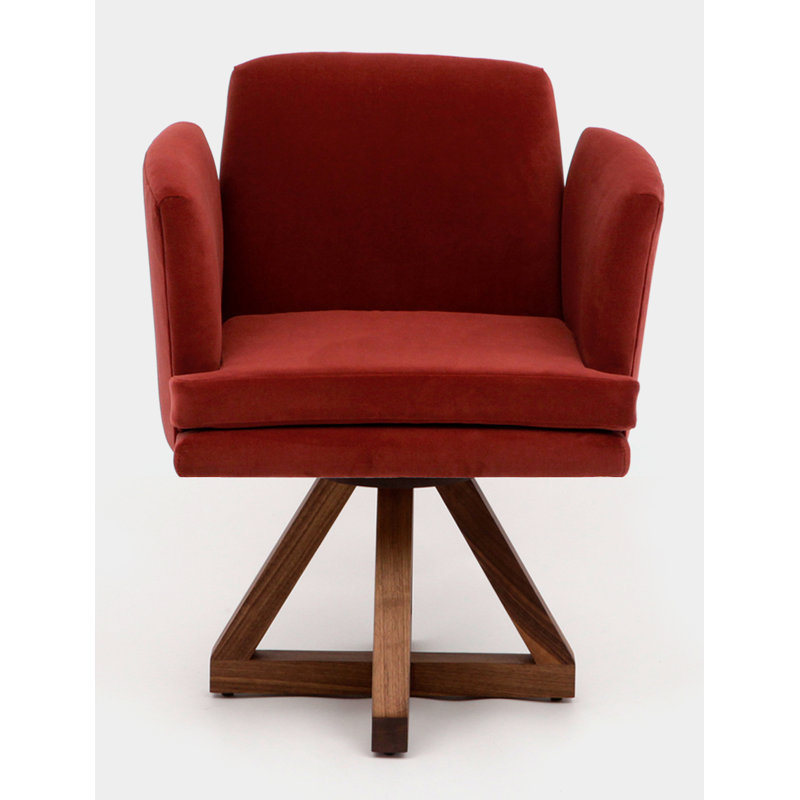 Allison Upholstered Arm Chair, Paprika