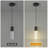 Modern Crystal Pendant Lights (2 Pack)