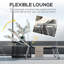 185 cm Long Chaise Lounge Set