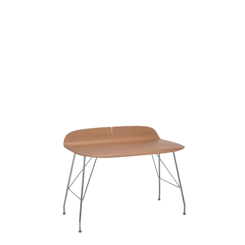 Bureau Earl of Wood, Bois clair / chrome