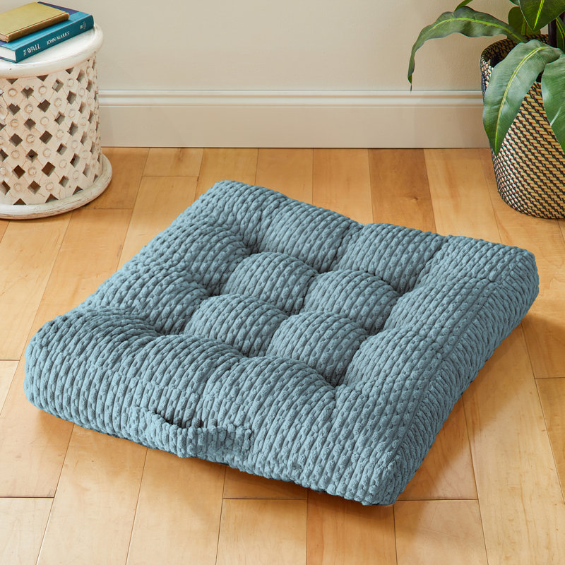  Polyester Floor Pillow, Becklee Teal