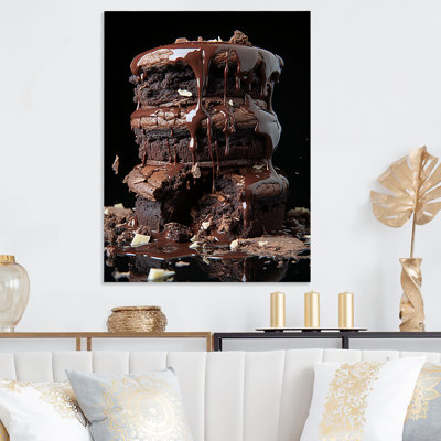 Chocolat, biscuits délices II - Pop Art, art mural en métal