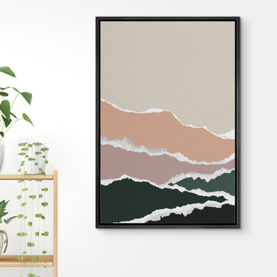 «Abstract Landscape Floater Frame», impression sur toile