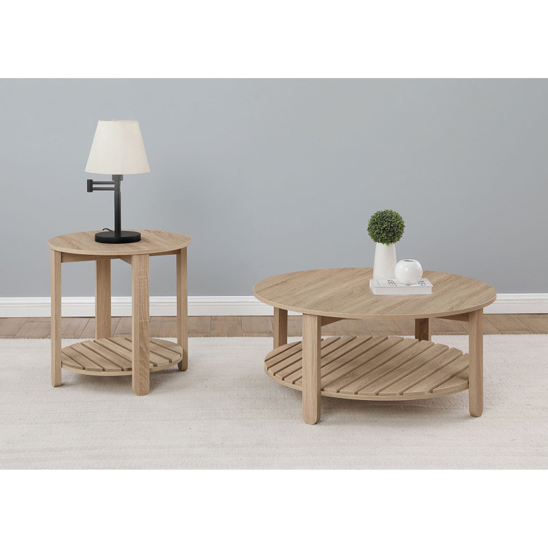 Table de bout en bois d'ingénierie Altos