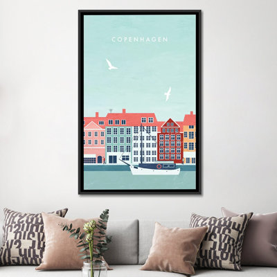 « copenhague », impression sur toile