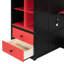 Lit mezzanine pour enfants avec bureau Nexus, garde-robe et tiroirs de rangement-134511389-134511392
