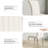Dining Set with Faux Marble Tabletop and Upholstered Chairs-878001407-878001406