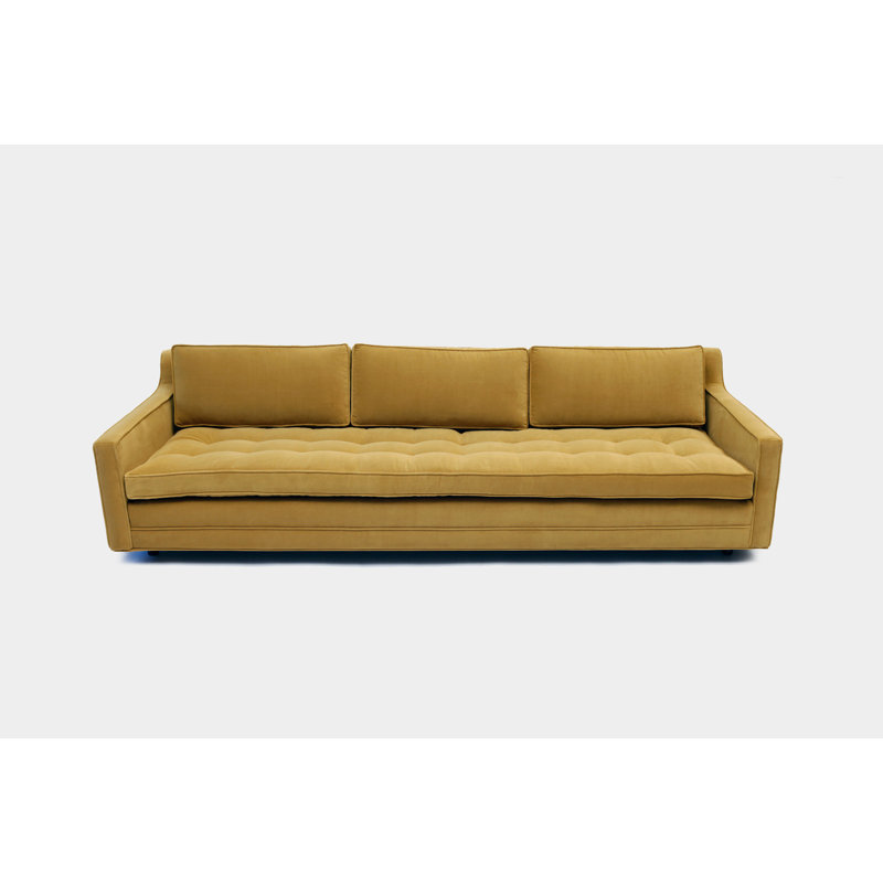 Sofa, Aged Velvet Citron