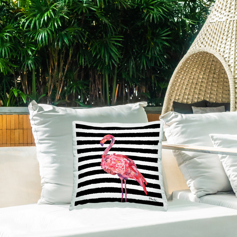 Coussin d'extérieur Bold Flamingo
