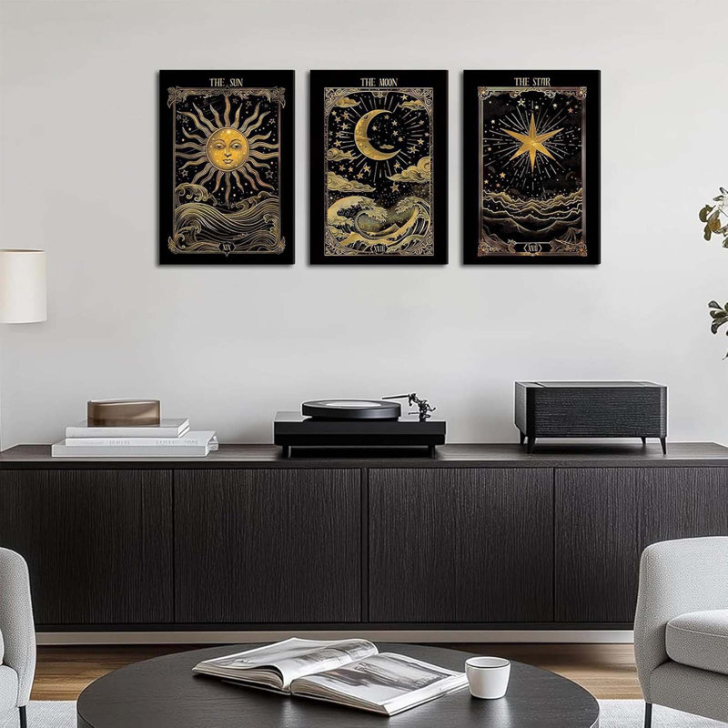 3 Piece Wrapped Canvas Print, 40 cm H x 30 cm W