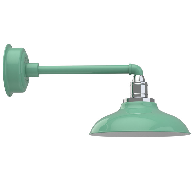 Ludwicka Wall Light, 9.12" H x 12" W x 22.5" D, Jade