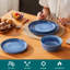 Service de table en porcelaine 12 pièces, service pour 4 Mcfall-117618127