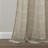 Farmhouse Textured Sheer Polyester Sheer Curtain Pair-891289284-893984460