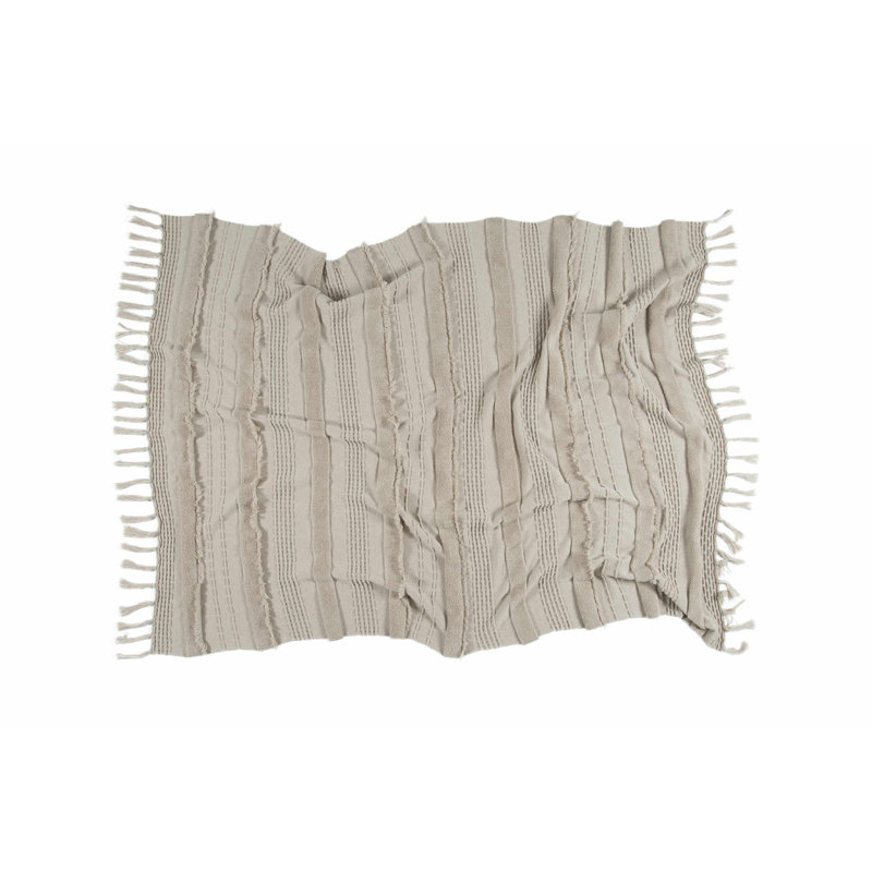 Dune White Air Knitted Cotton Kids' Throw Blanket