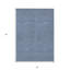 Tapis d'intérieur lavable à chevron bleu 3 pi x 5 pi