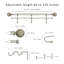 Tringle à rideau simple Seral réglable de largeur totale x 1 po de diamètre-548188480-548188482