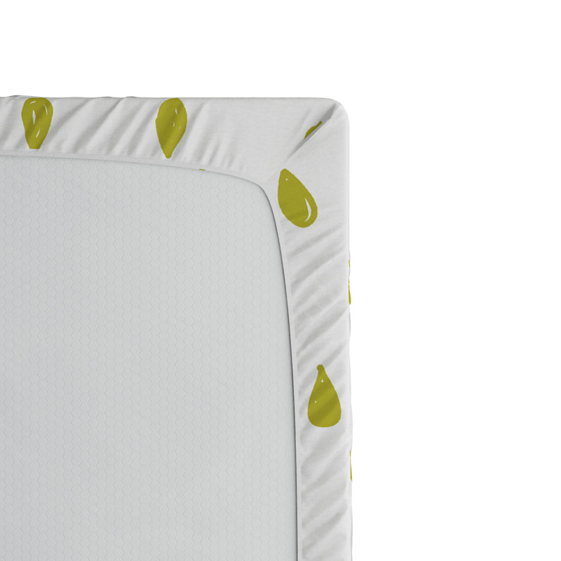 Microfiber Geometric Fitted Sheet, Full Fitted Sheet