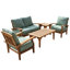 Ensembles de conversation en bois pour patio
