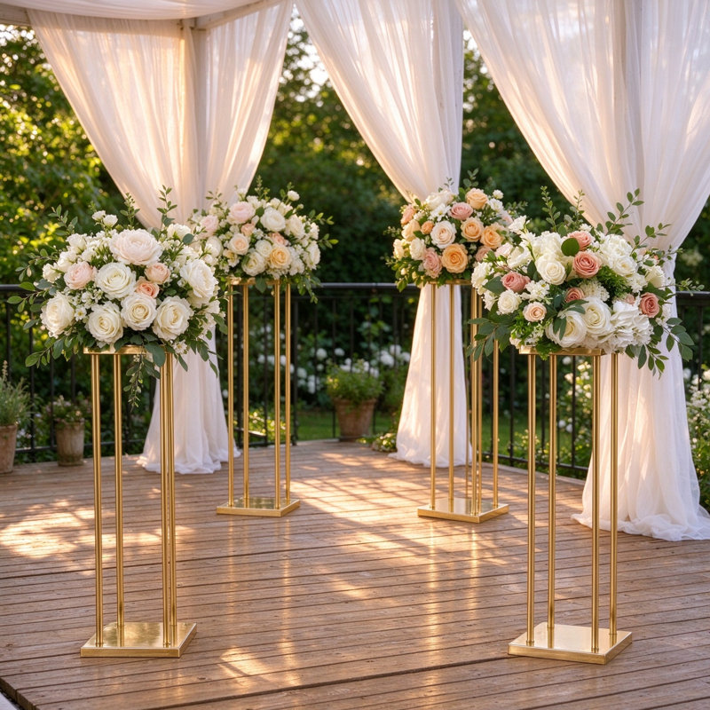 Plant Stand 1 Tier Set of 4