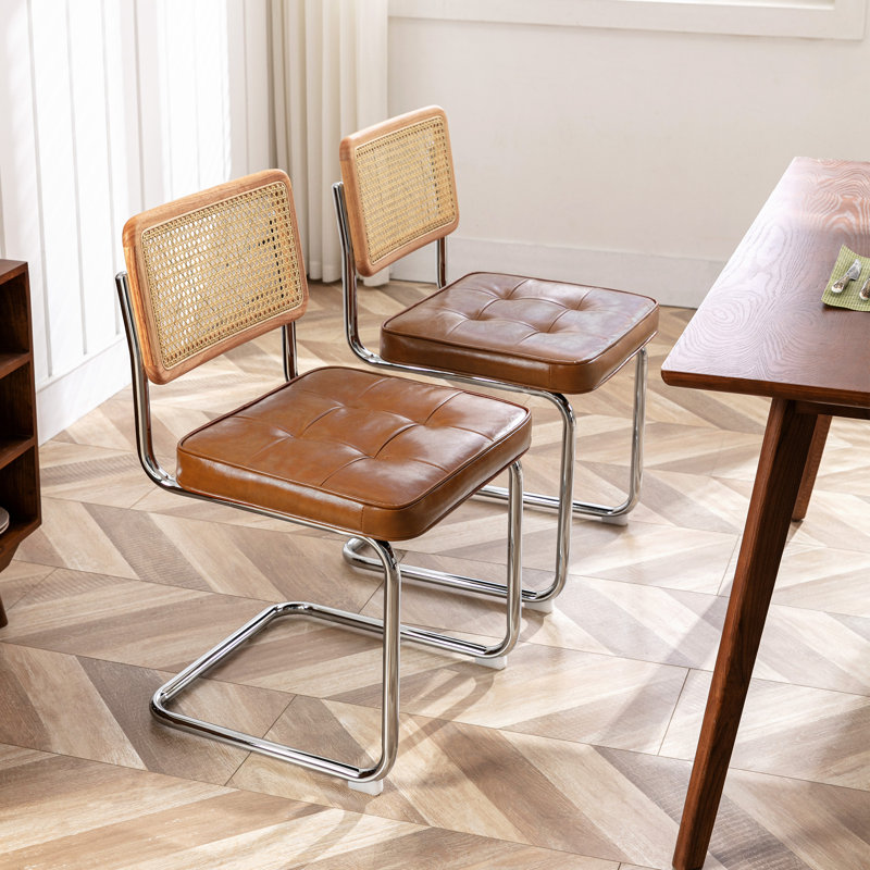 Aveon Upholstered Dining Chair, Brown