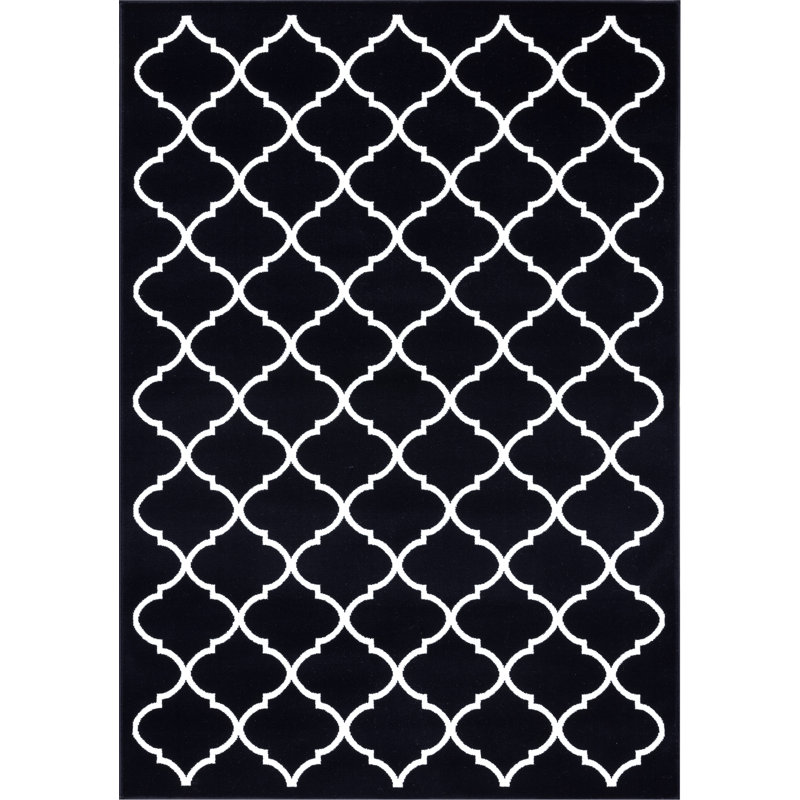 Geometric Indoor Rug, Rectangle 2' x 3'