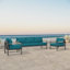 Avrilyn Metal 3 Piece Deep Sofa Seating Group with Sunbrella Cushions-88576031-90099272