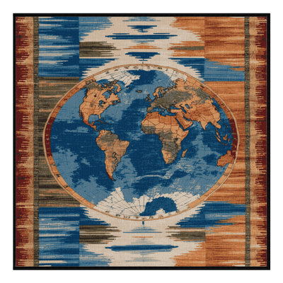 Tapis brun lavable à la machine