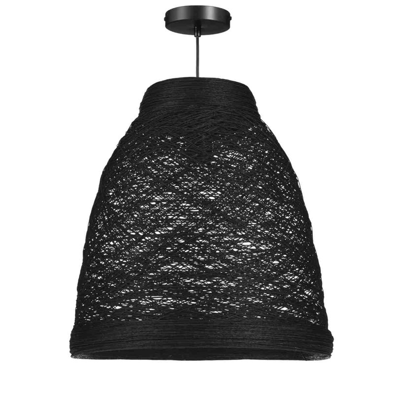 Celvin 1 - Light Natural Pendant, Black