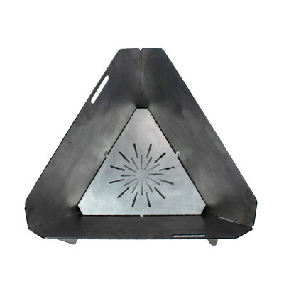 US Stove US23TP Portable Collapsible Triangular Fire Pit