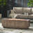 48" Outdoor Rectangular Iron Propane Fire Pit