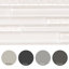 Karma Random Sized Glass Linear Mosaic Wall Tile-45293114