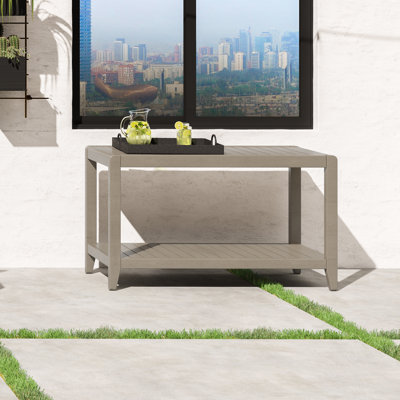 Ojai Rectangular Acacia Outdoor Buffet & Console Table