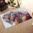 Floral Pattern Non Woven Soft Type Printed Rug with Vibrant Colors Perfect for Indoor Use in Living Room Bedroom or Office Space-126171707