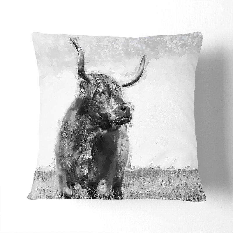 Square Throw Cushion, 55cm H x 55cm W x 20cm D
