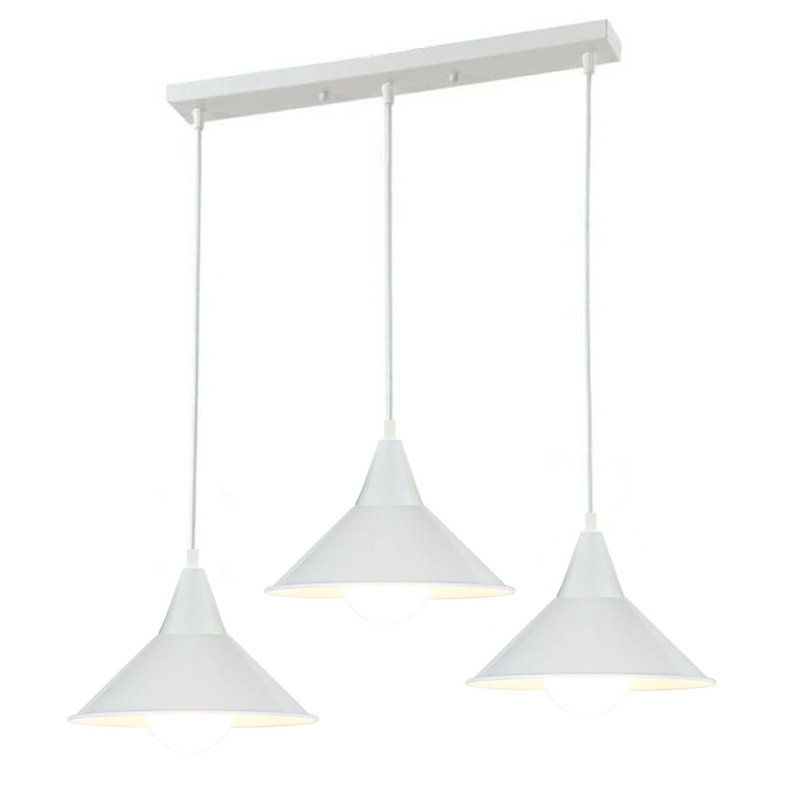 Whiting 3 - Light Kitchen Island Pendant, White