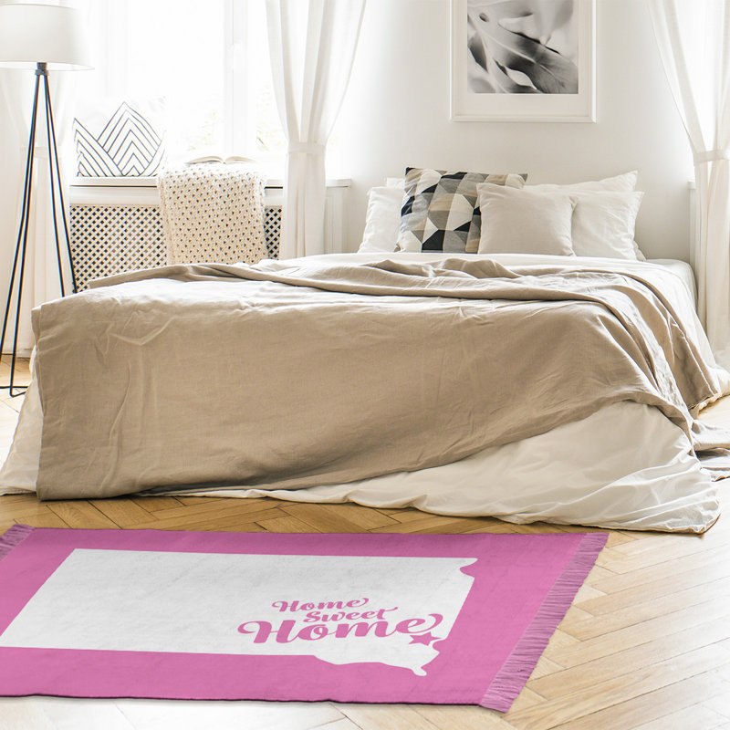 Tapis en zone rose sioux home