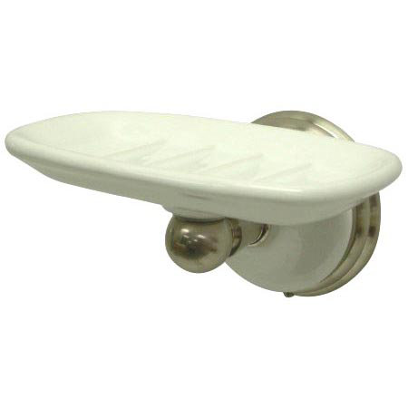 Victorian Hot Springs Soap Dish, Brushed Nickel