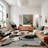Galaxy Series Abrstract Black/Gray/Ivory/Beige Area Rug-1967865502-1966832449