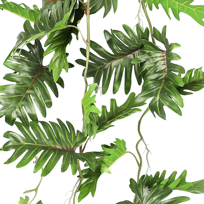 Plante à suspendre artificielle Selloum Philodendron