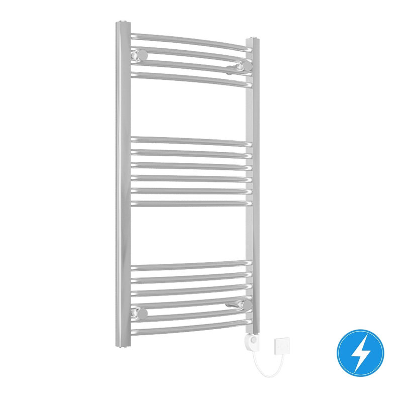 Grimmett Curved Towel Rail Heated Towel Rails, Chrome