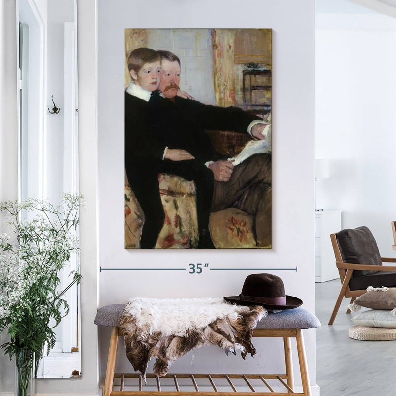 Alexander Cassatt et Robert Cassatt, 39" H x 26" W
