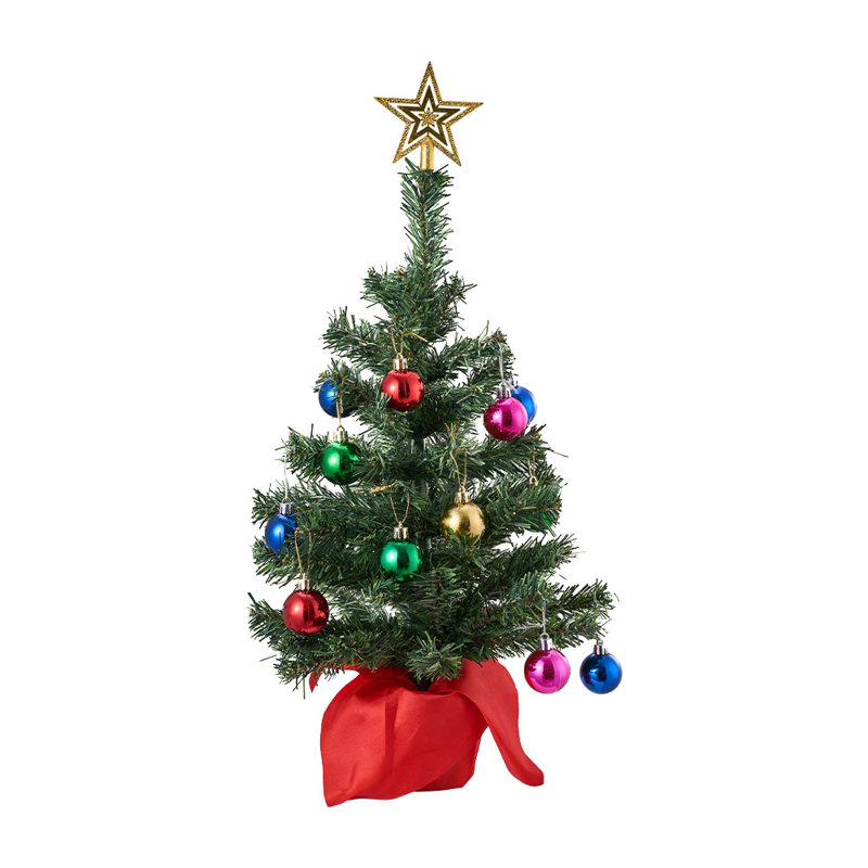 2.1' H Lighted Artificial Christmas Tree
