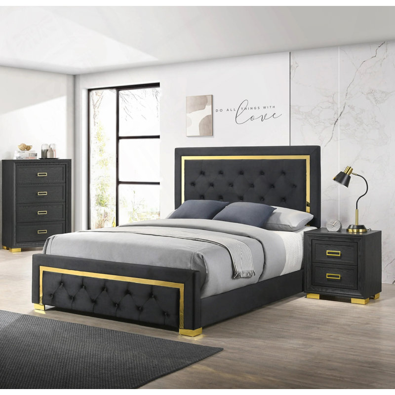 Upholstered Queen Bed