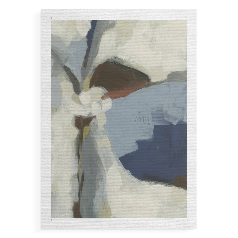 Tide Riff I - Impression sur toile seulement - NON-CADRE, H 48 po x l 32 po