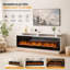 Foyer électrique 2 pièces avec meuble télé avec lumière 2 pièces-1399131083