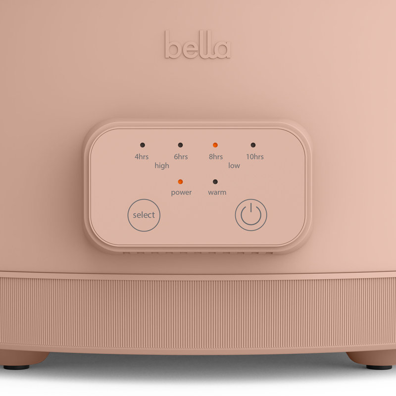 Bella 6.0 QT Programmable Slow Cooker, Gray