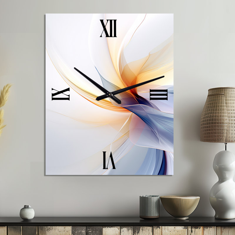 Horloge murale abstraite Tender Opulence, Petit